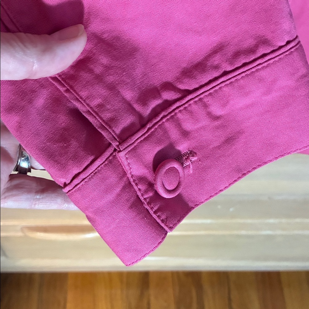 Coldwater Creek Women's 14 Fuchsia cropped Jacket with Pockets - Picture 5 of 8